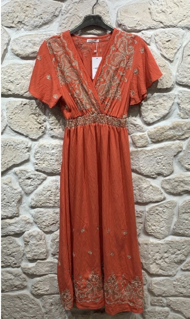 Robe longue grande taille