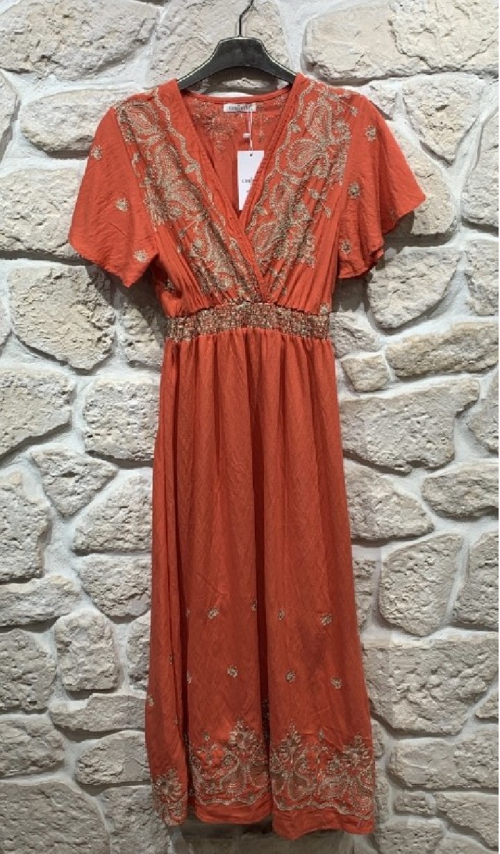 Robe longue grande taille