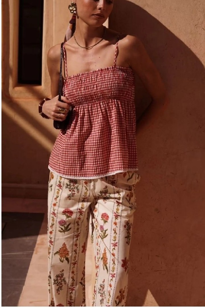 Pantalon imprimé Floral