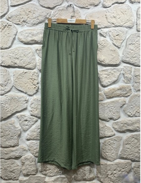 Pantalon fluide GRANDE TAILLE scintillant *Lyocell*