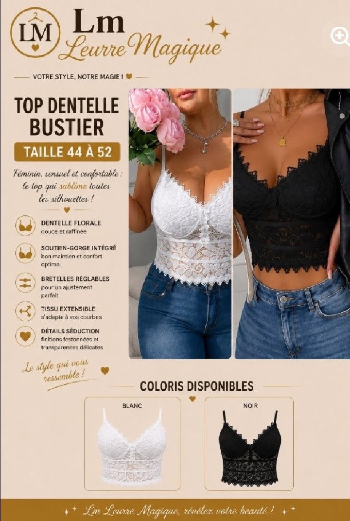 HAUT EN DENTELLE