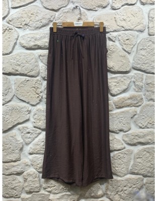 Pantalon fluide GRANDE TAILLE scintillant *Lyocell*